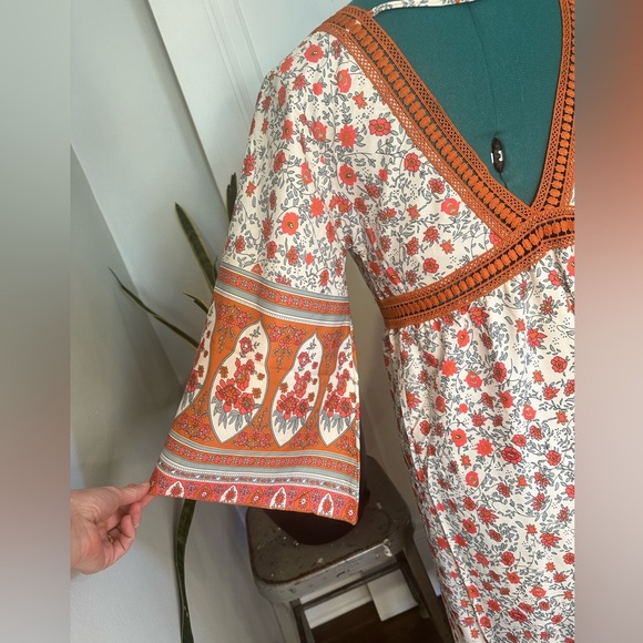 Cupshe Antonia Boho Front Tie Tassel Cover Up size small - Picture 5 of 14